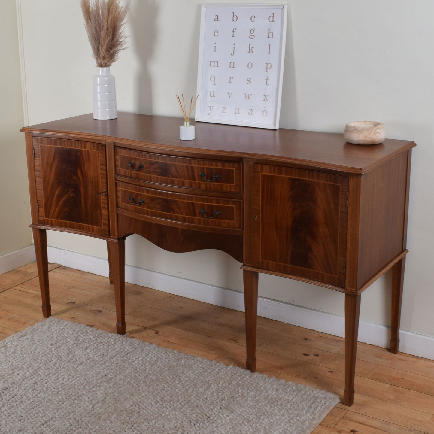 Flame Mahogany Sideboard