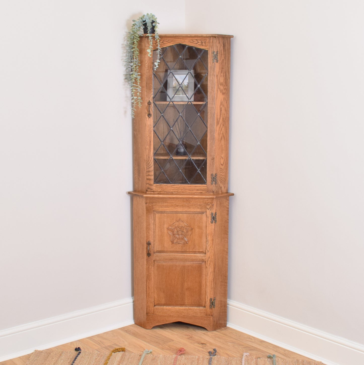 Restored Oak Webber Corner Unit