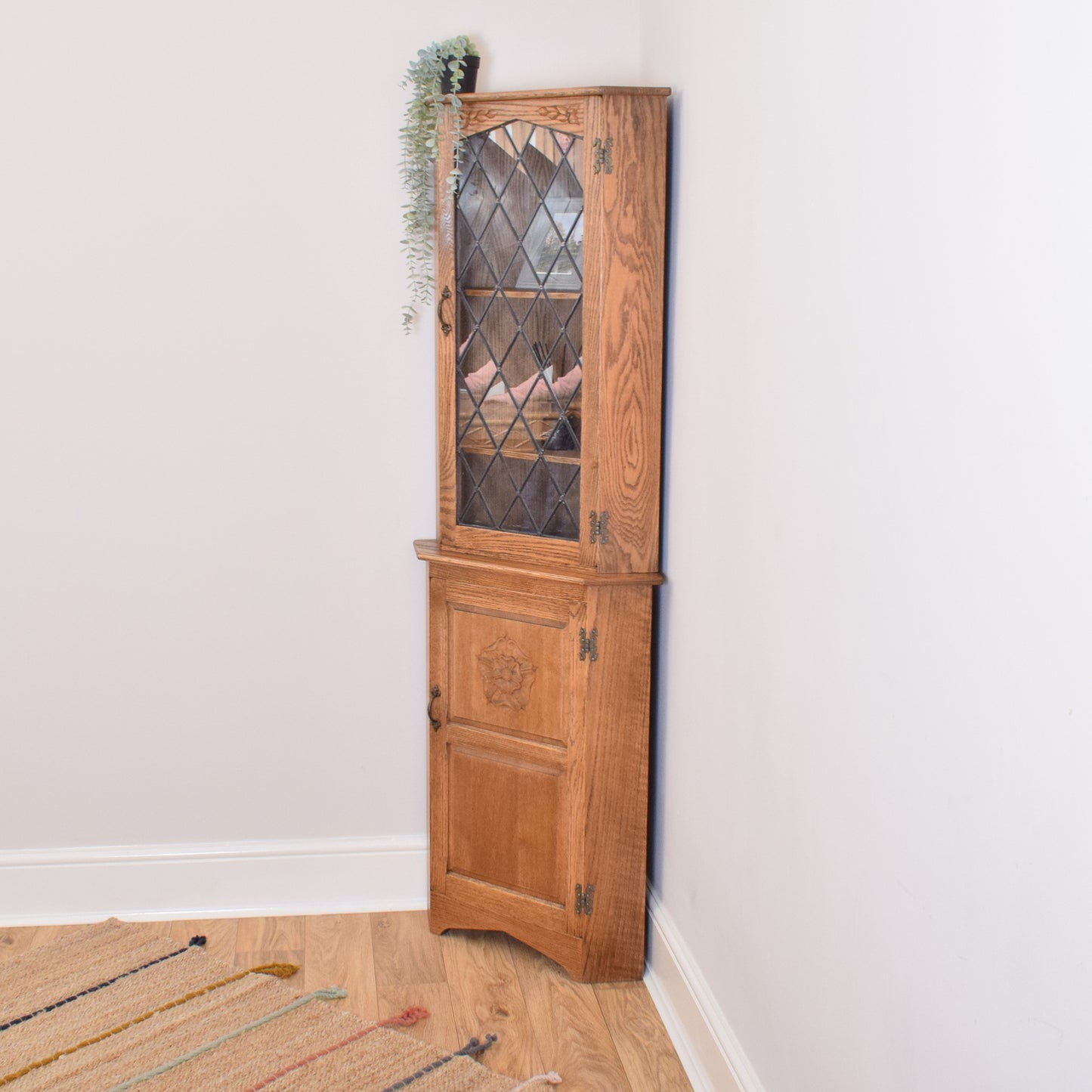Restored Oak Webber Corner Unit