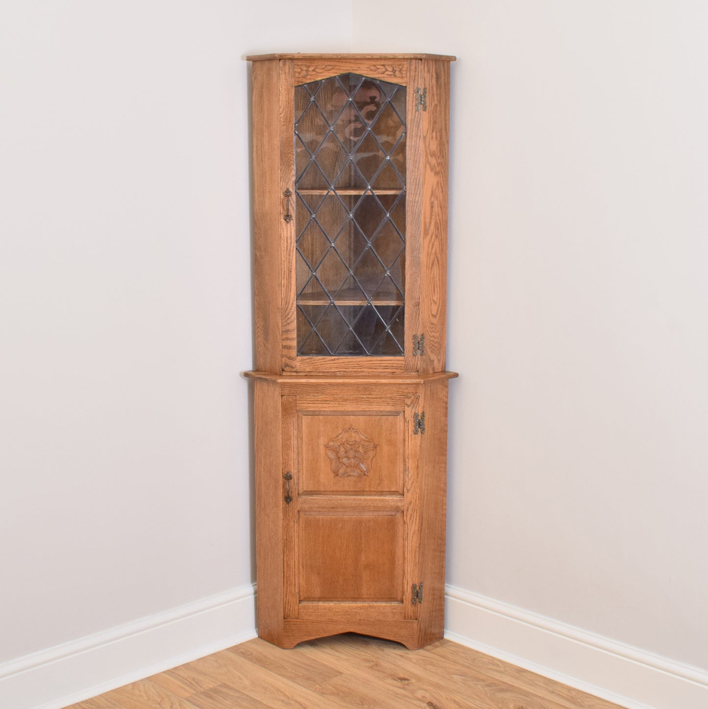 Restored Oak Webber Corner Unit