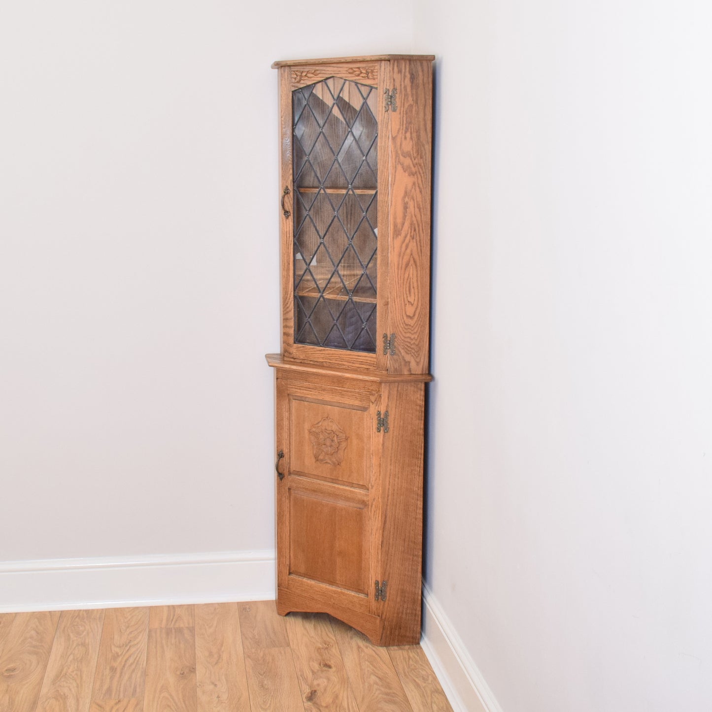 Restored Oak Webber Corner Unit
