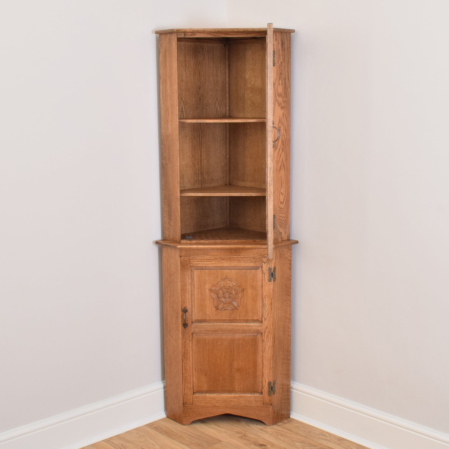 Restored Oak Webber Corner Unit