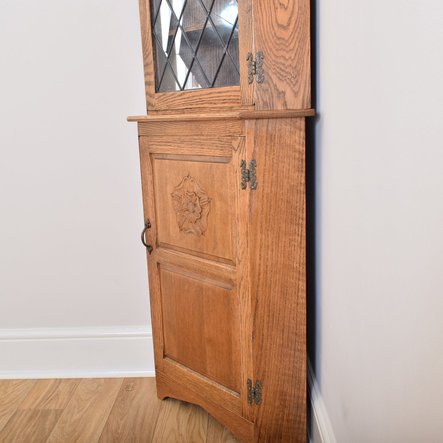 Restored Oak Webber Corner Unit