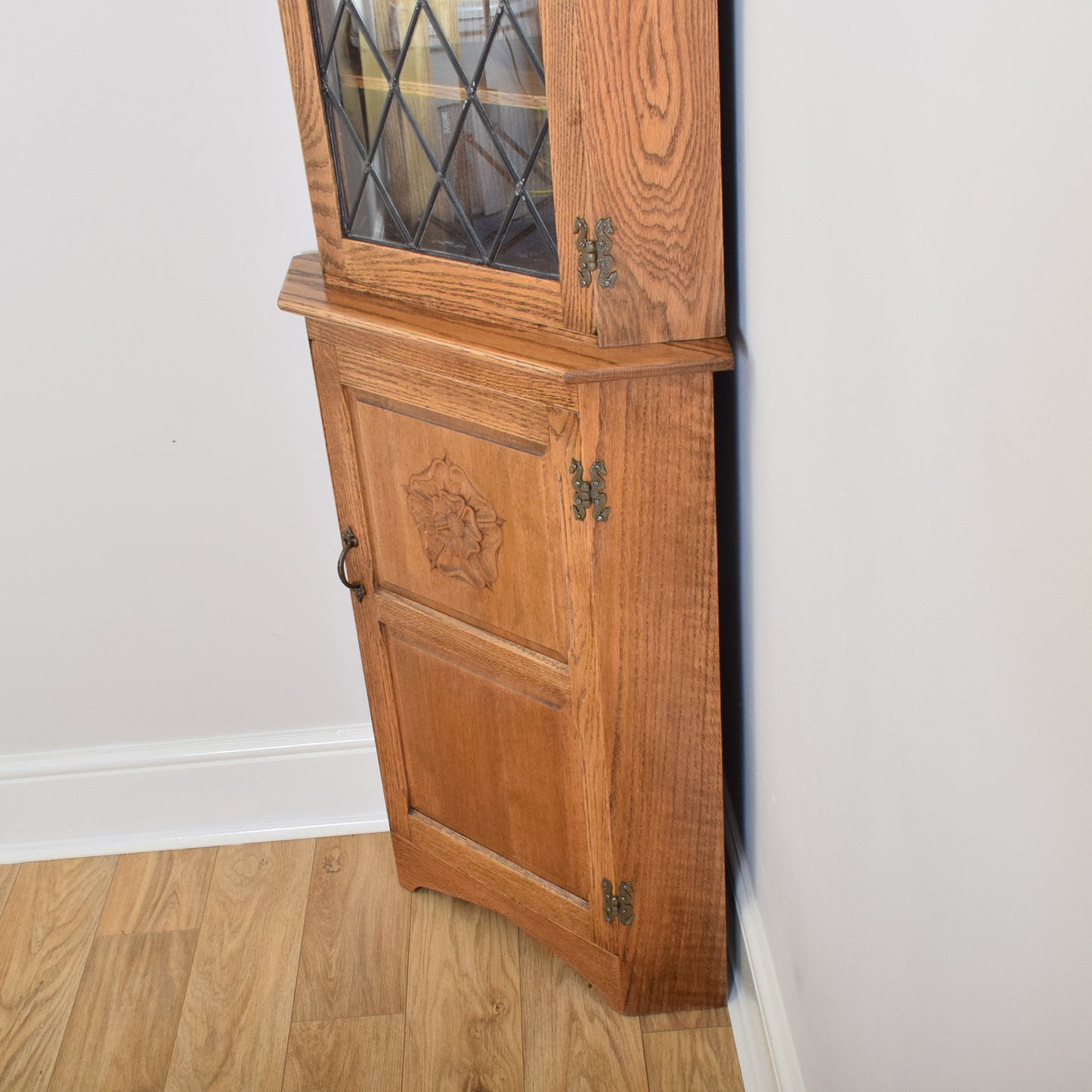 Restored Oak Webber Corner Unit