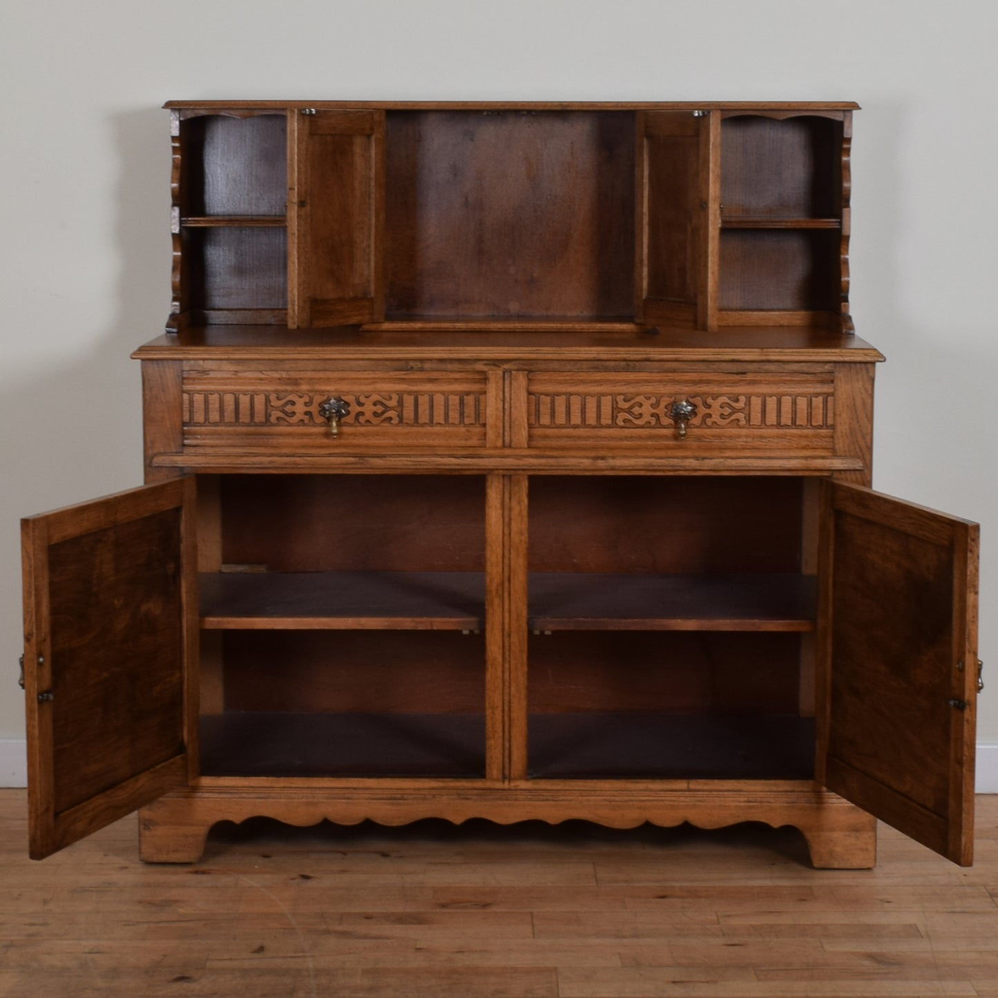 Restored Oak Court cabinet