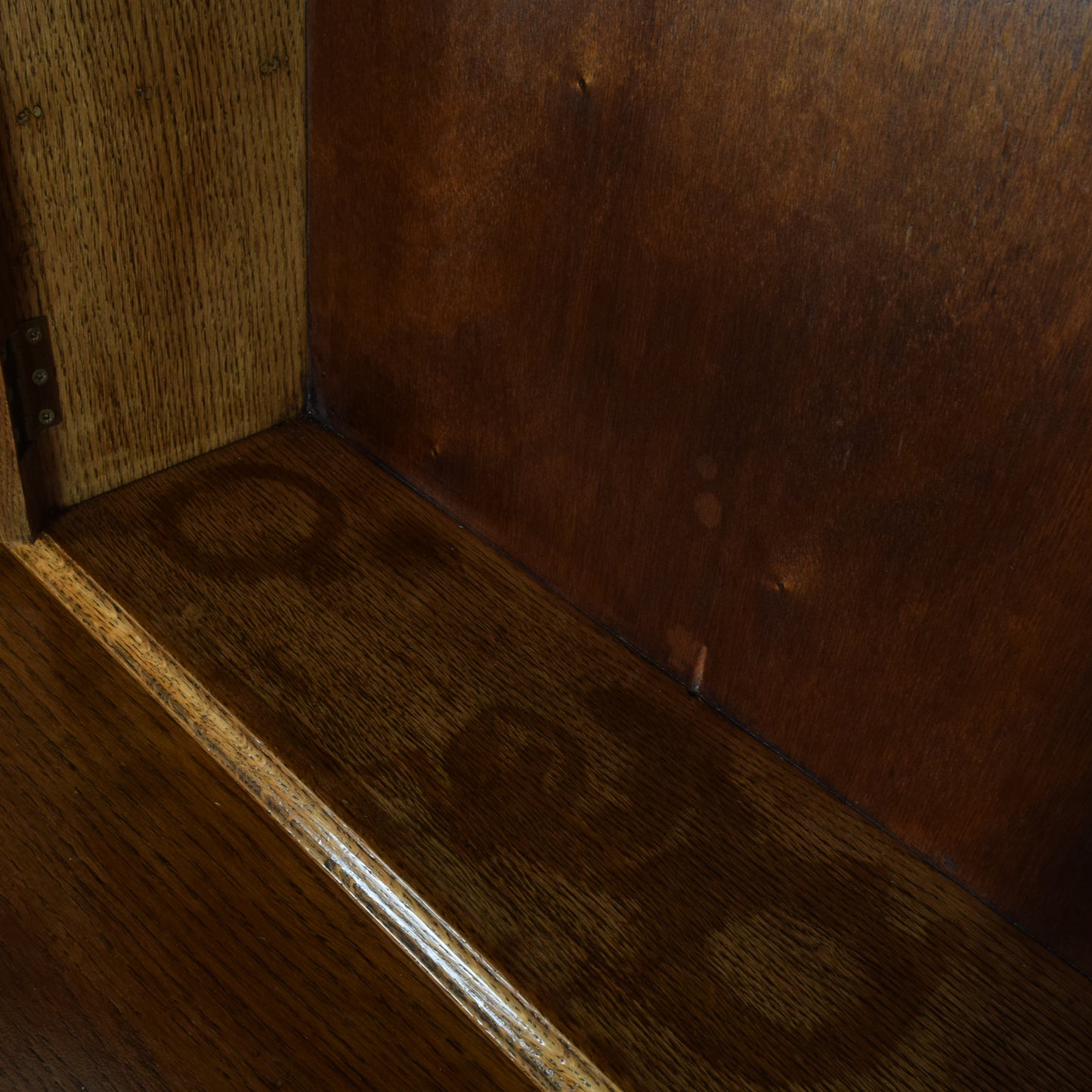 Restored Oak Court cabinet