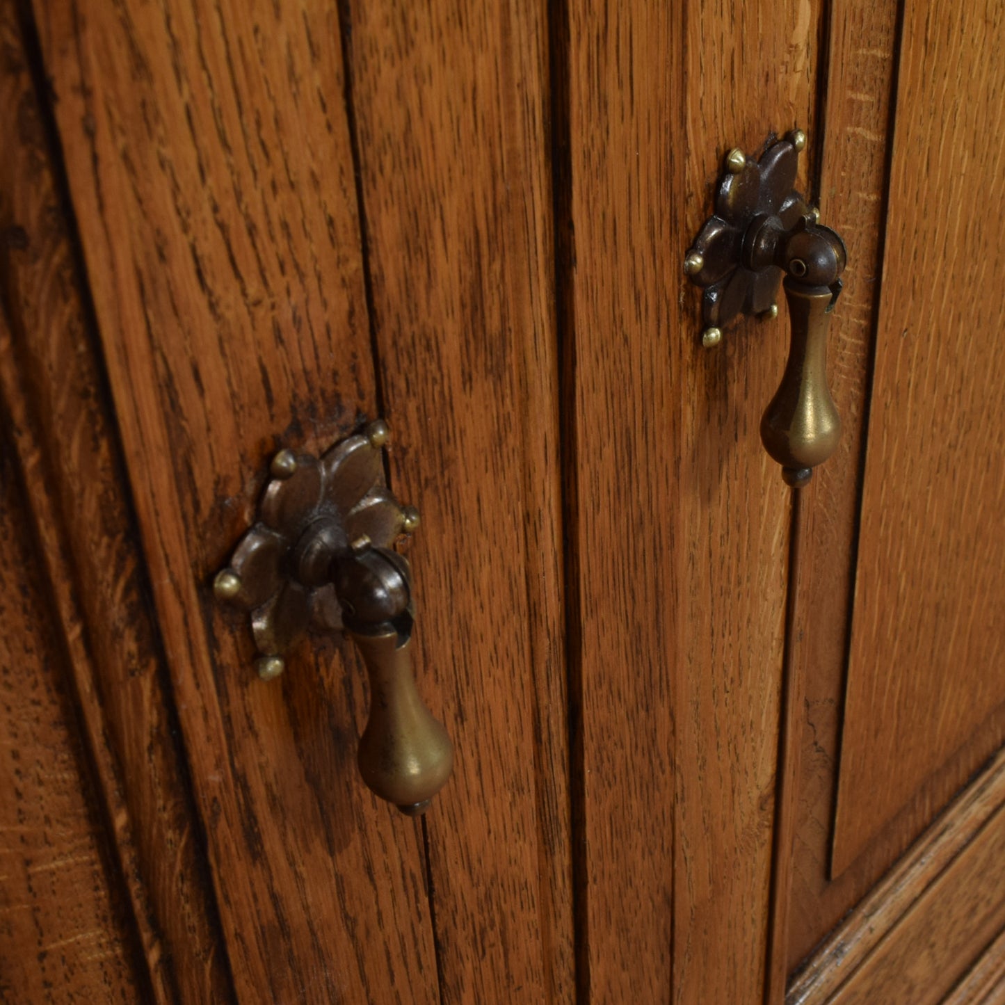 Restored Oak Court cabinet