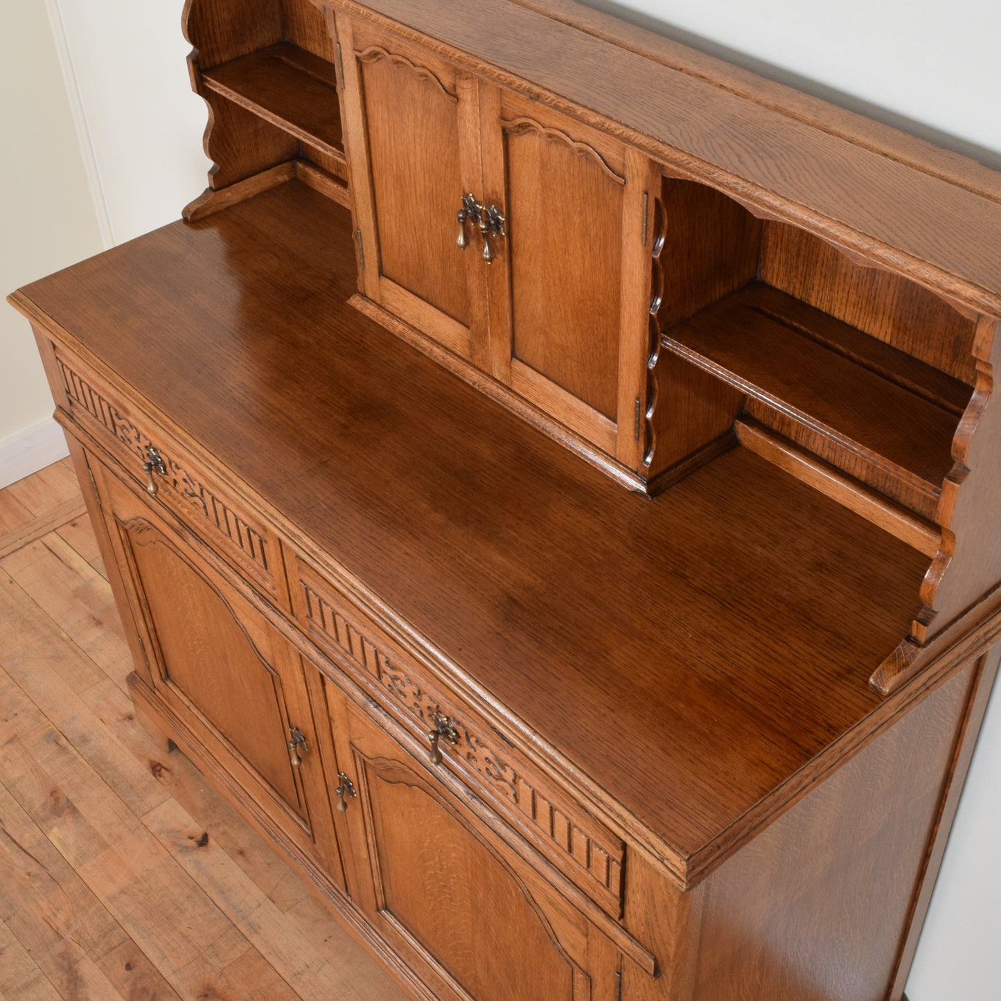 Restored Oak Court cabinet