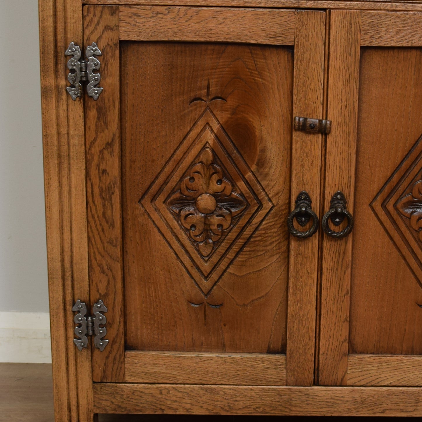 Oak Drinks Cabinet