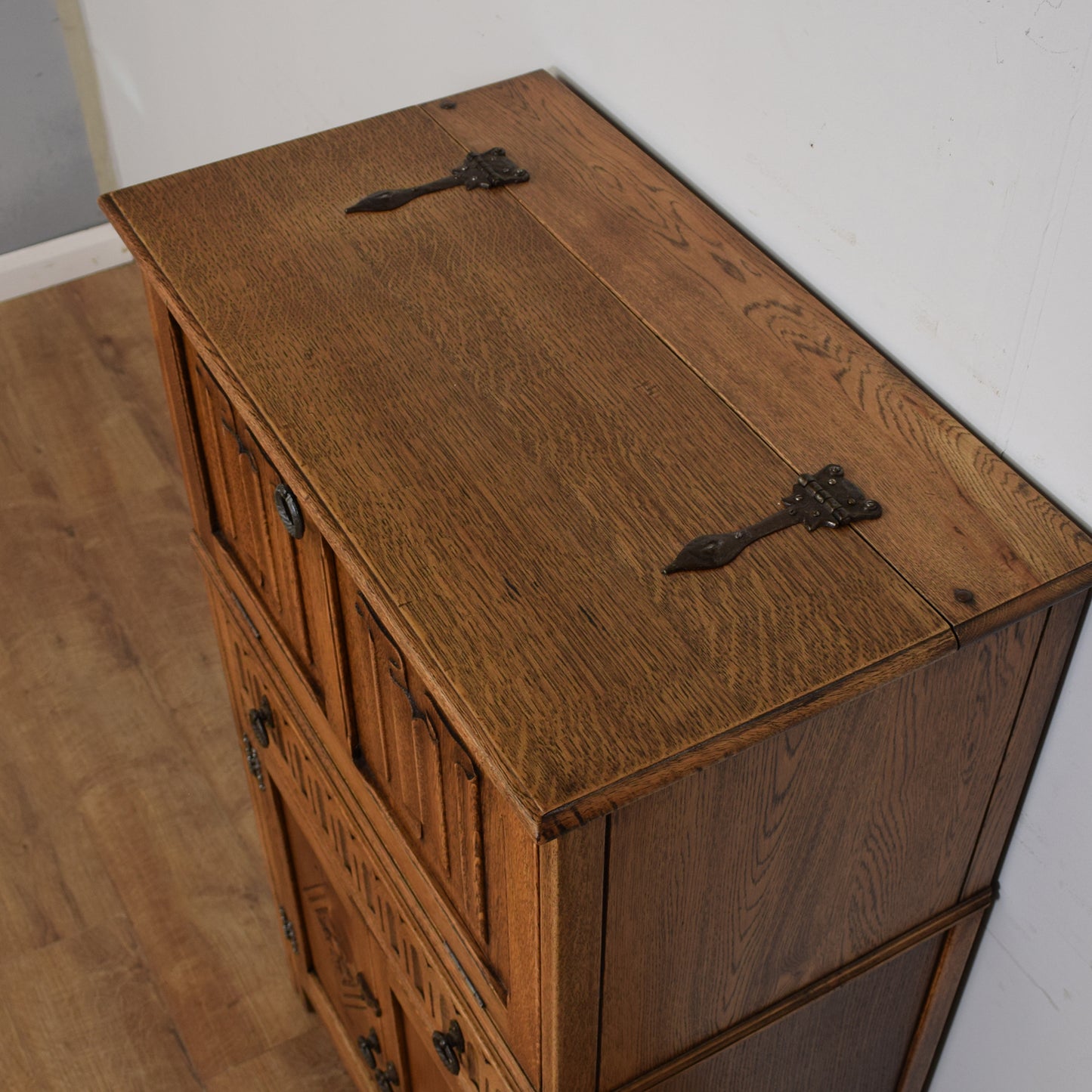 Oak Drinks Cabinet