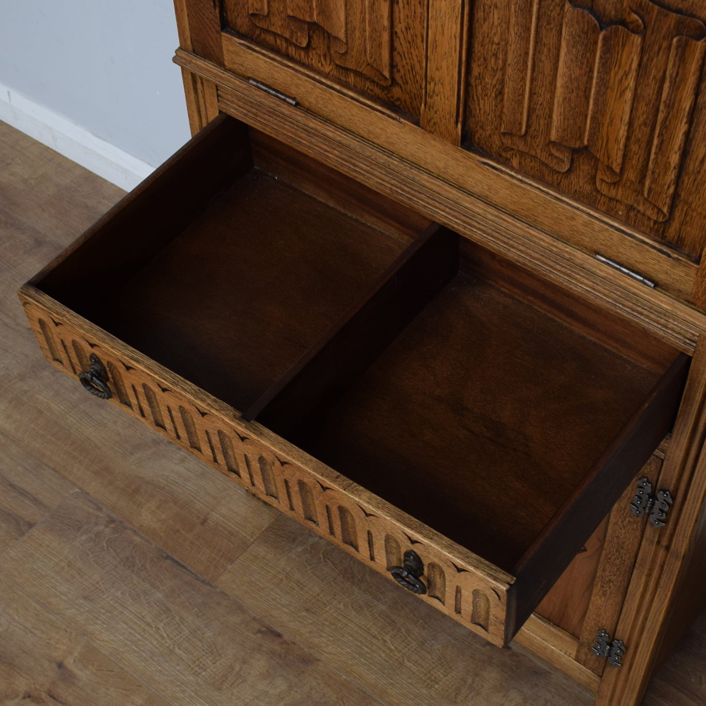 Oak Drinks Cabinet