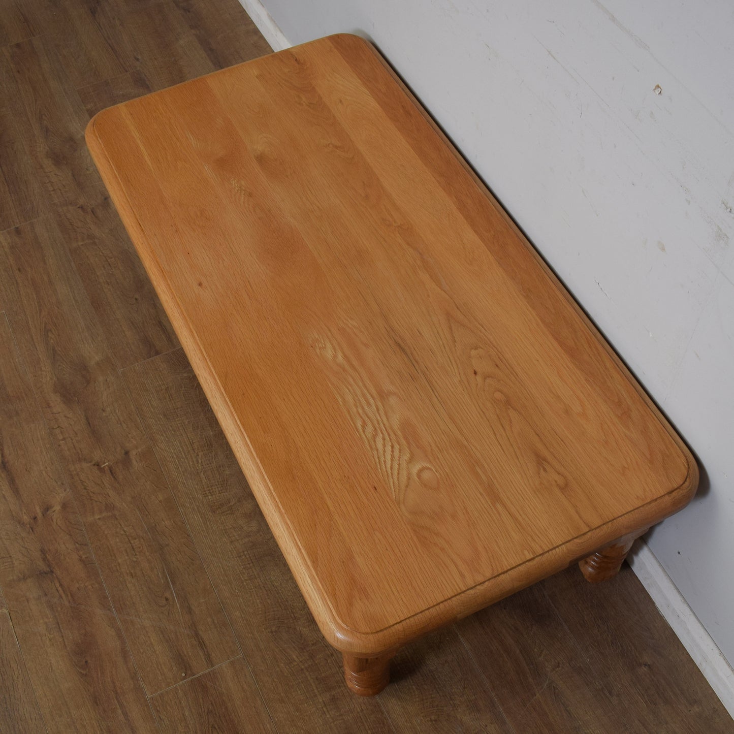 Large Solid Oak Coffee Table