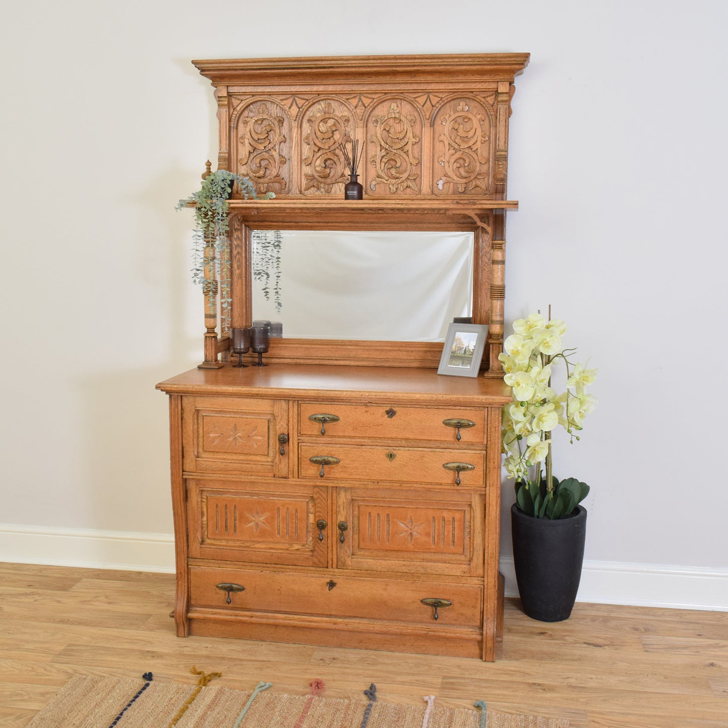 Restored Oak Chiffonier