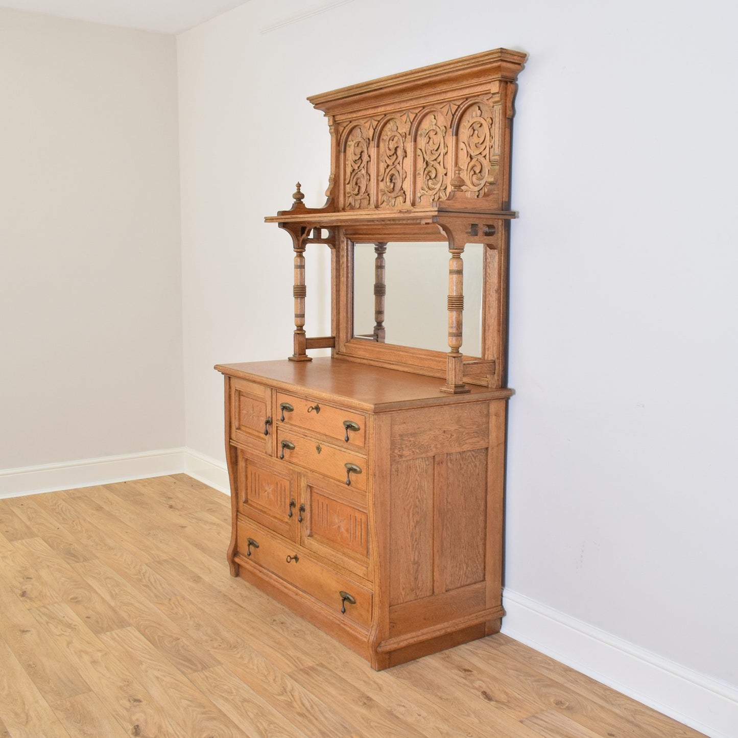 Restored Oak Chiffonier