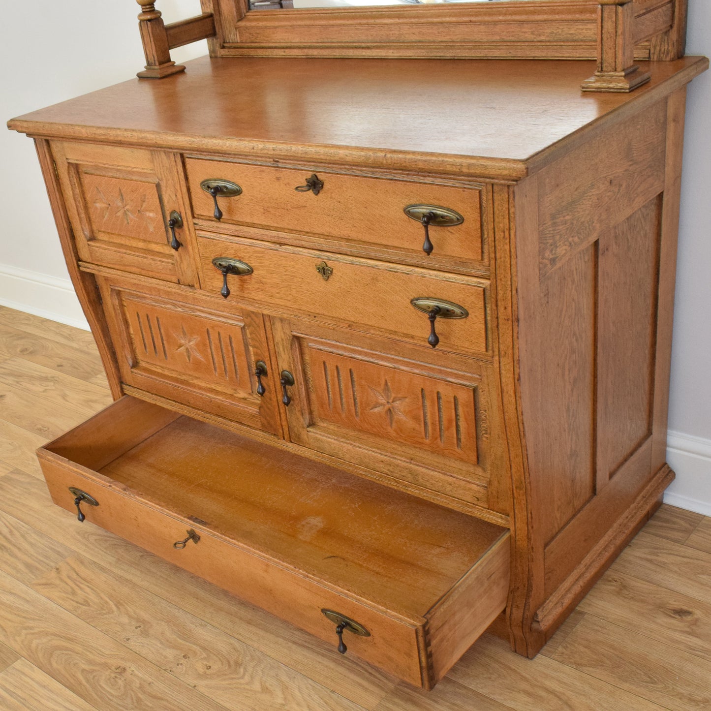Restored Oak Chiffonier