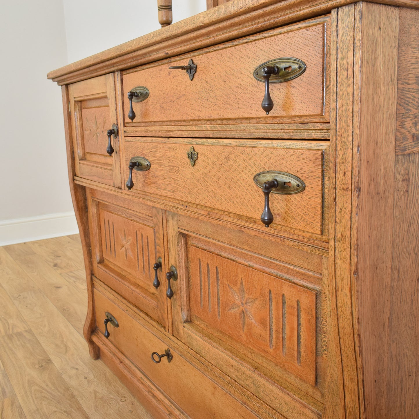 Restored Oak Chiffonier