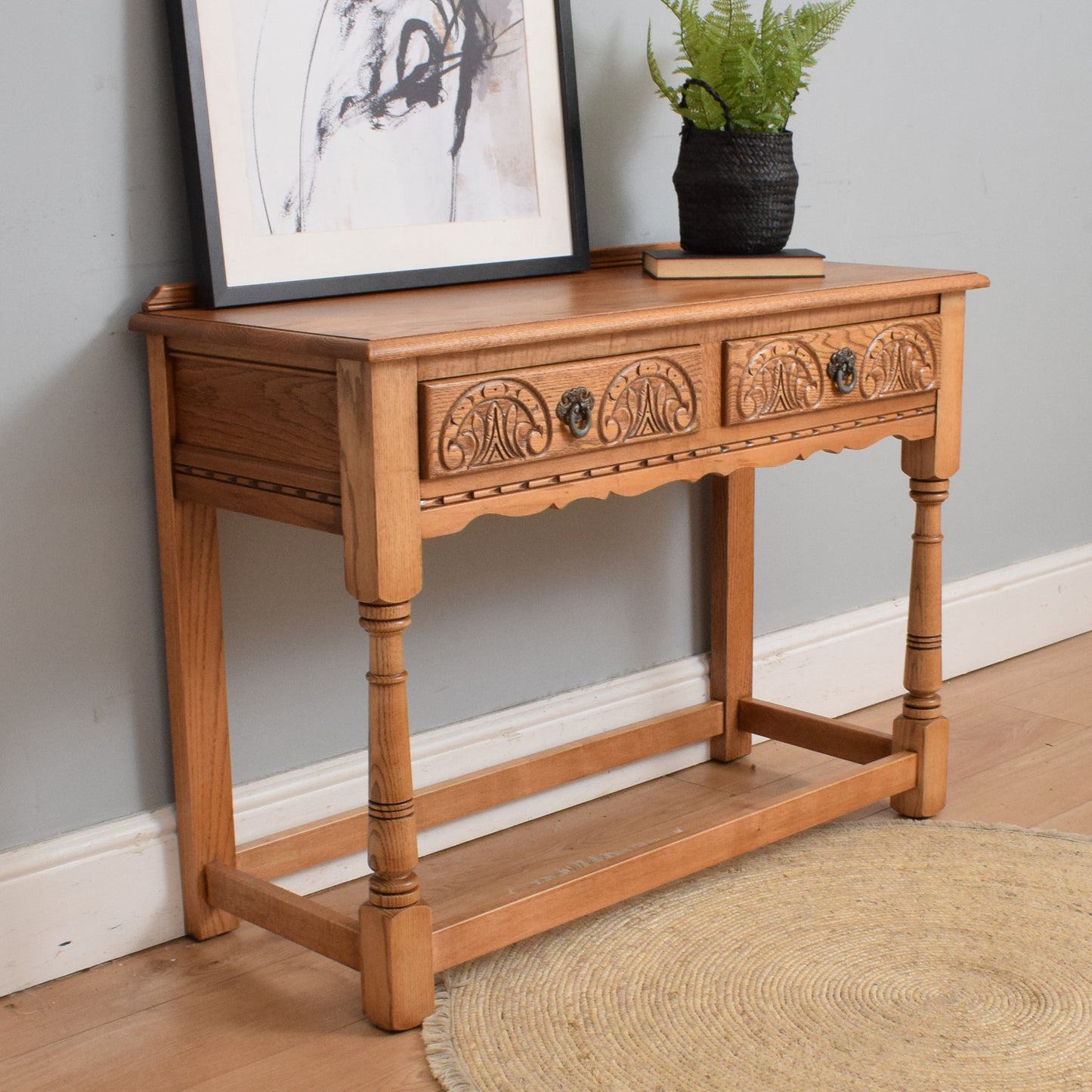 Restored Old Charm Console Table