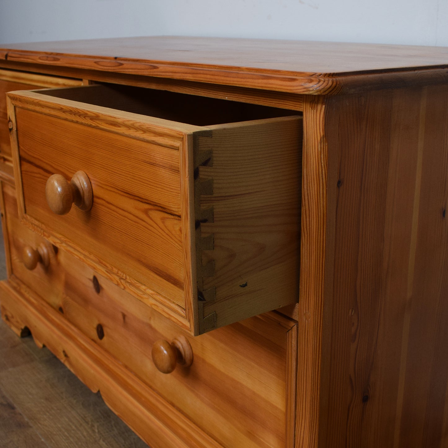 Solid Pine Chest Of Drawers