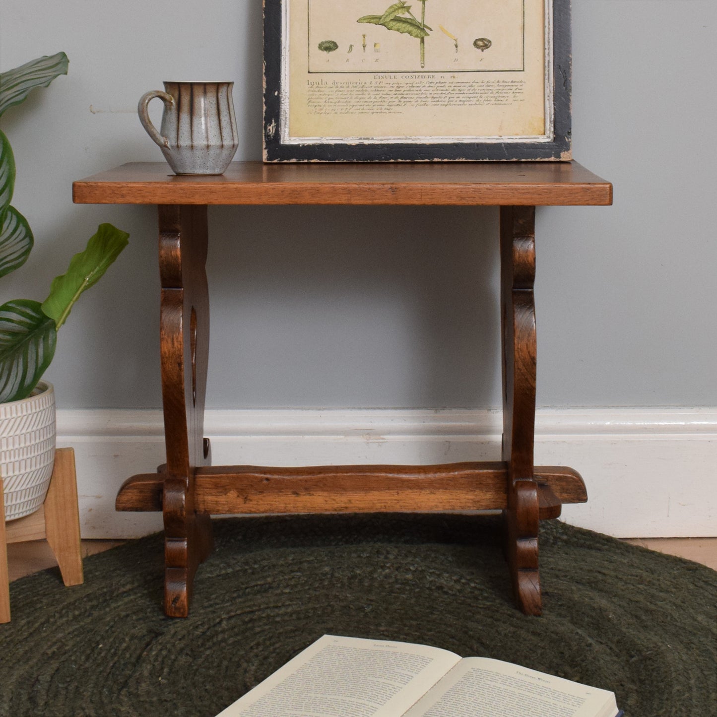Rustic Oak Side Table