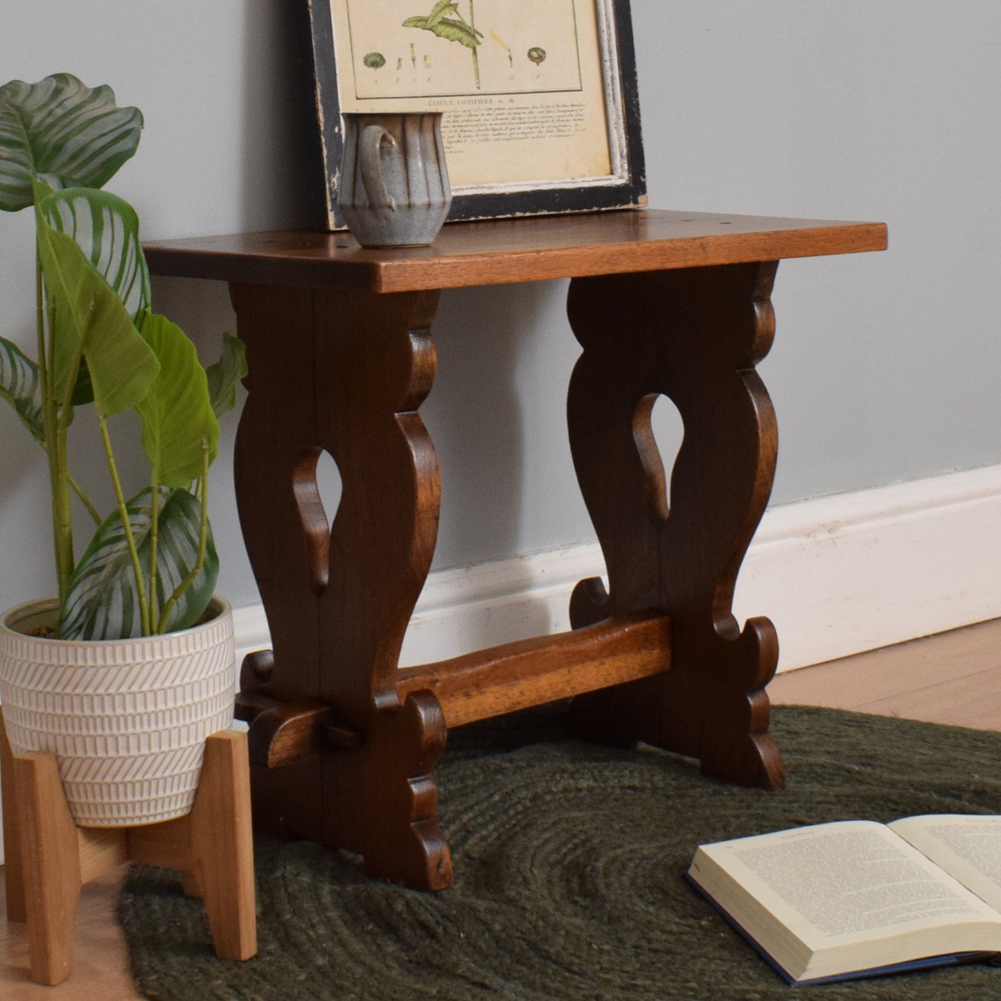Rustic Oak Side Table