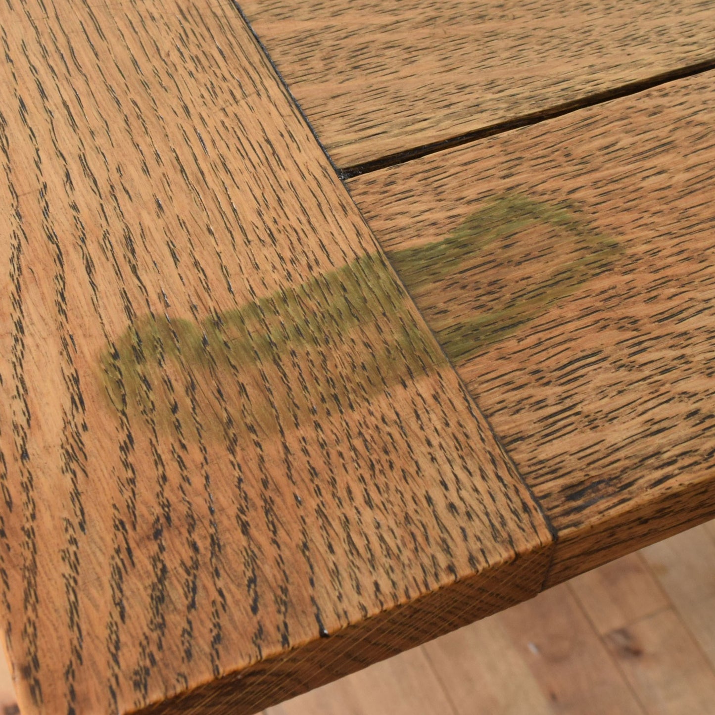 Oak Barley Twist Table and Four