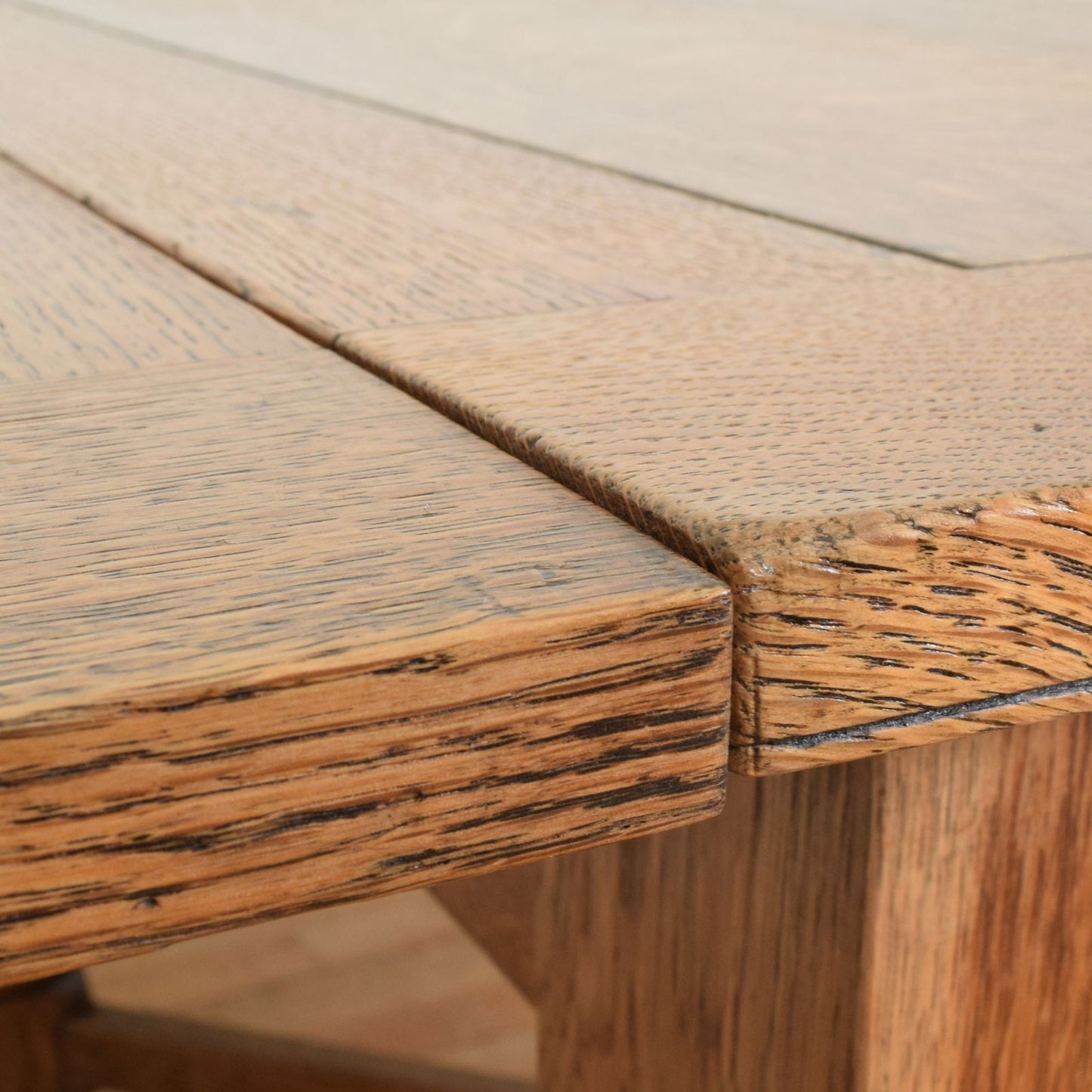 Oak Barley Twist Table and Four