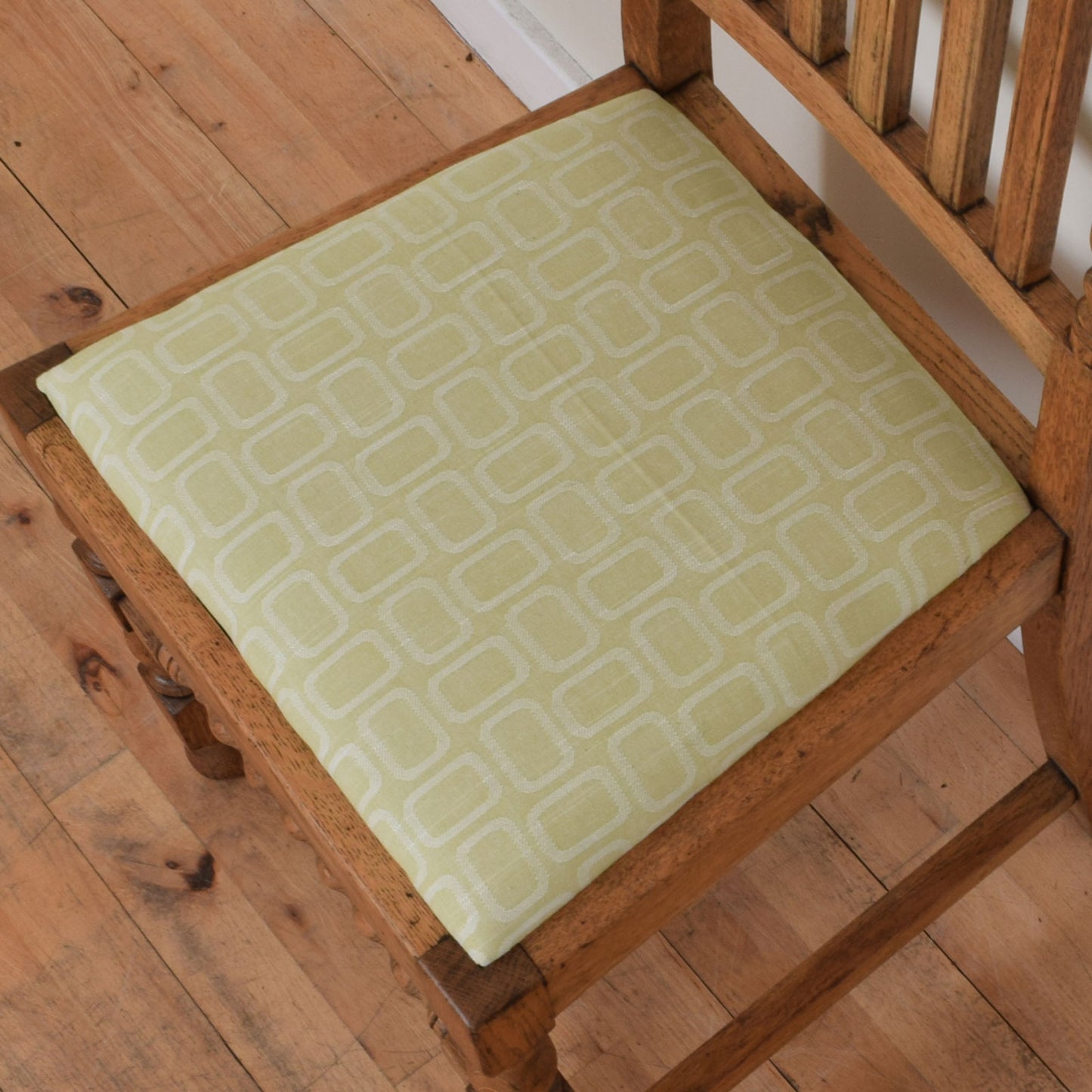 Oak Barley Twist Table and Four