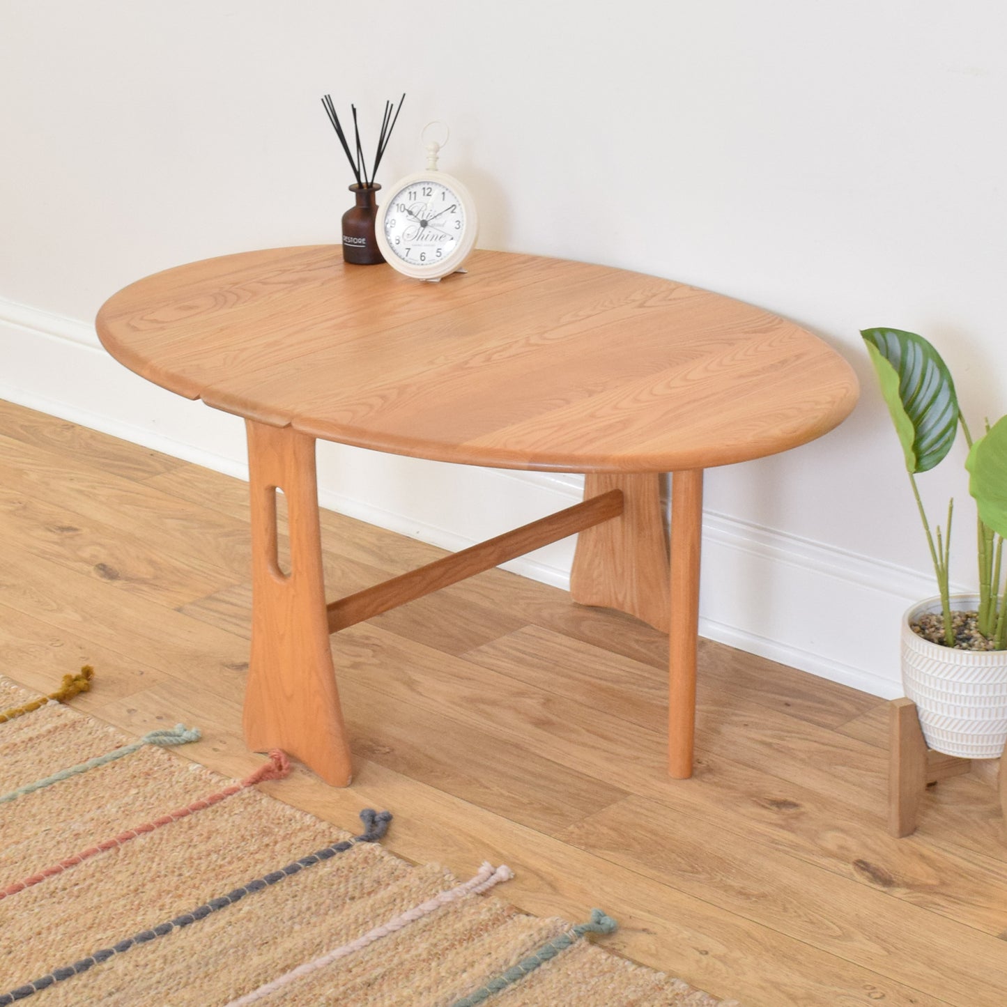 Restored Ercol Drop-Leaf Coffee Table