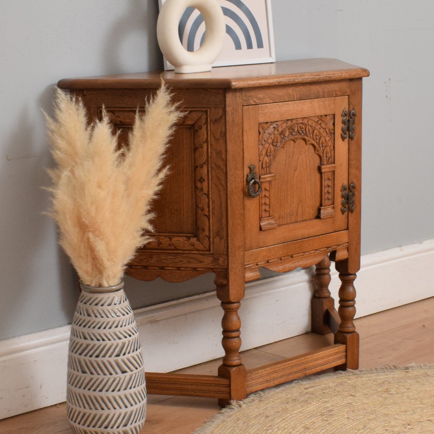Old Charm Hall Cabinet