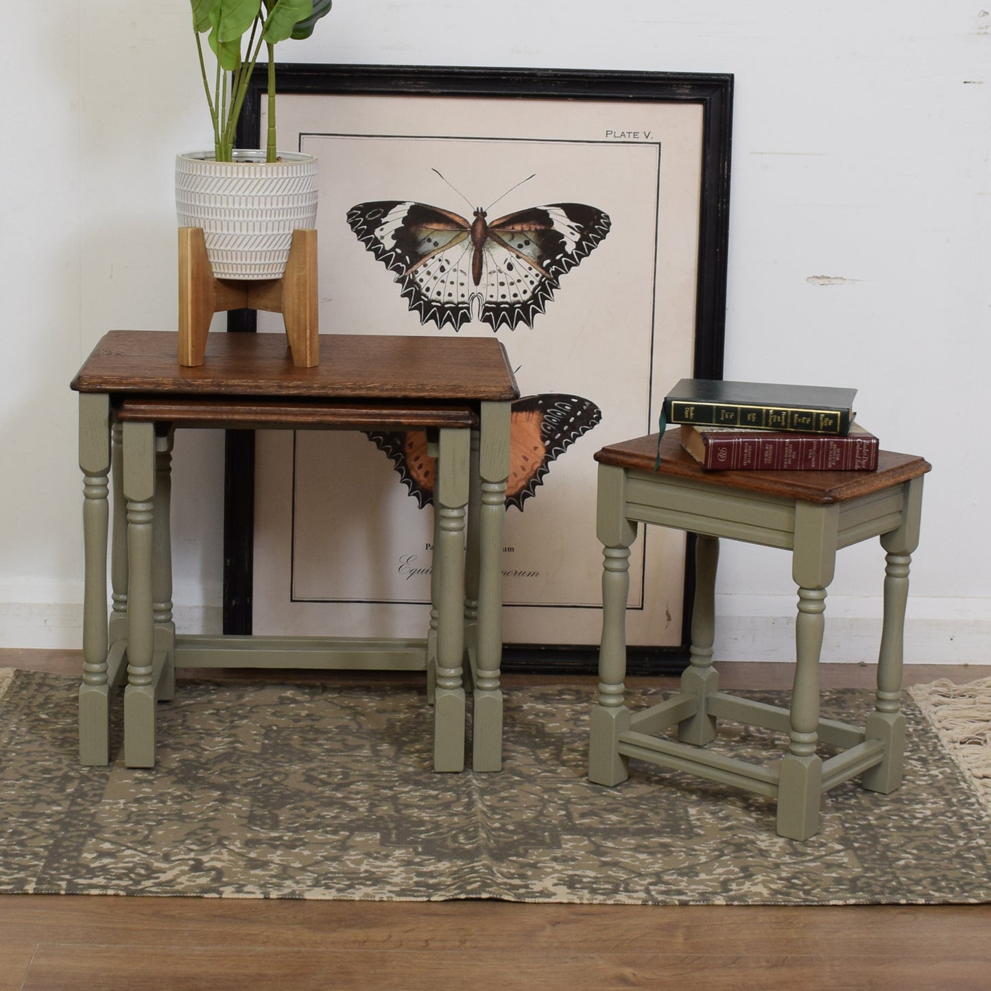 Painted Nest Of Tables