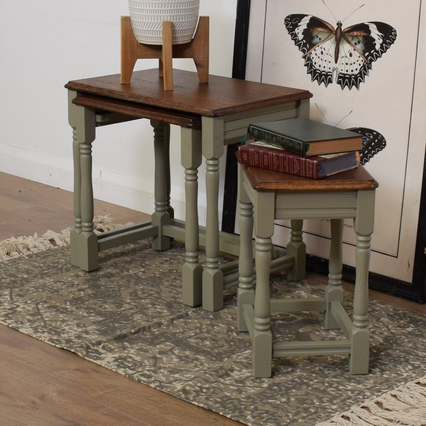 Painted Nest Of Tables