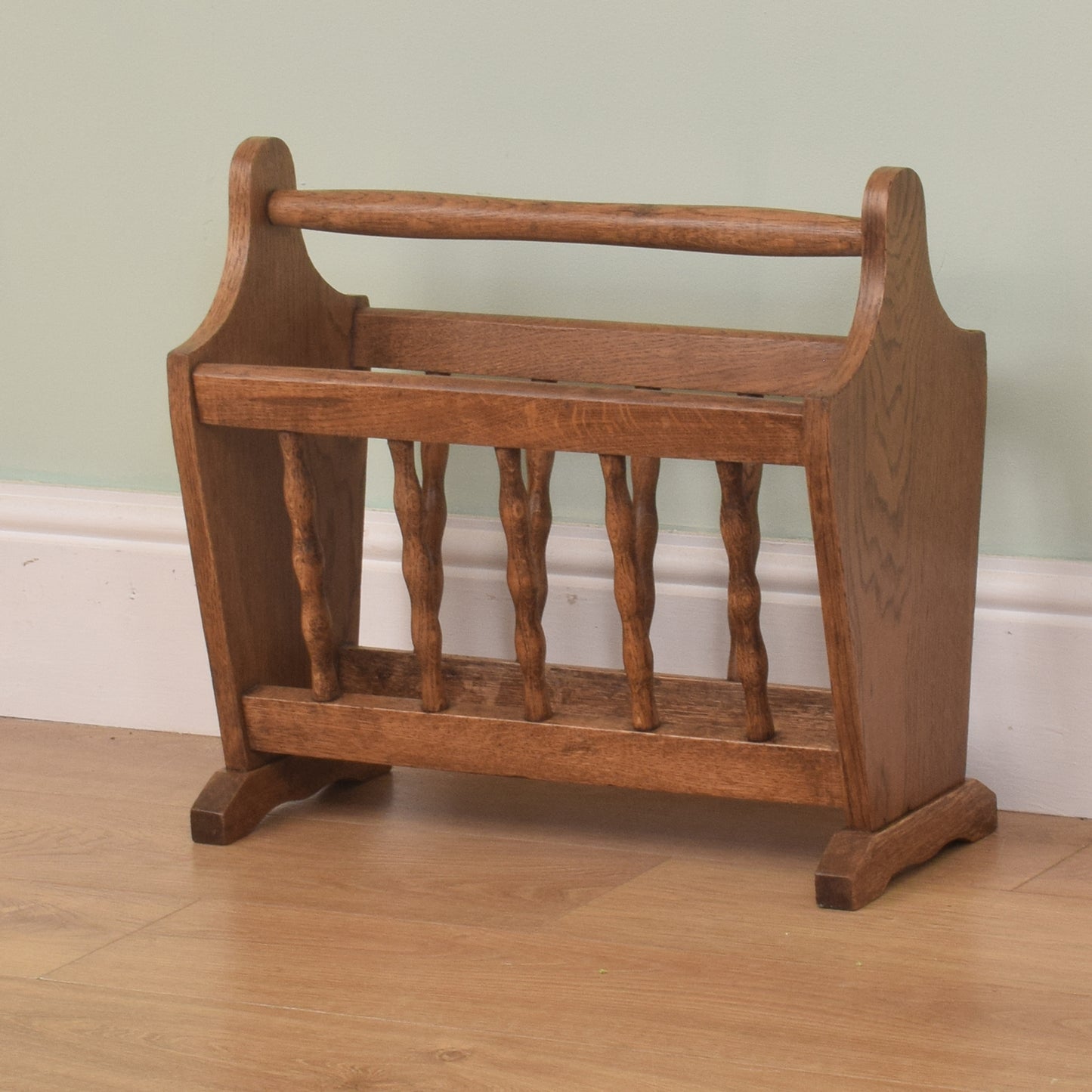 Oak Magazine Rack