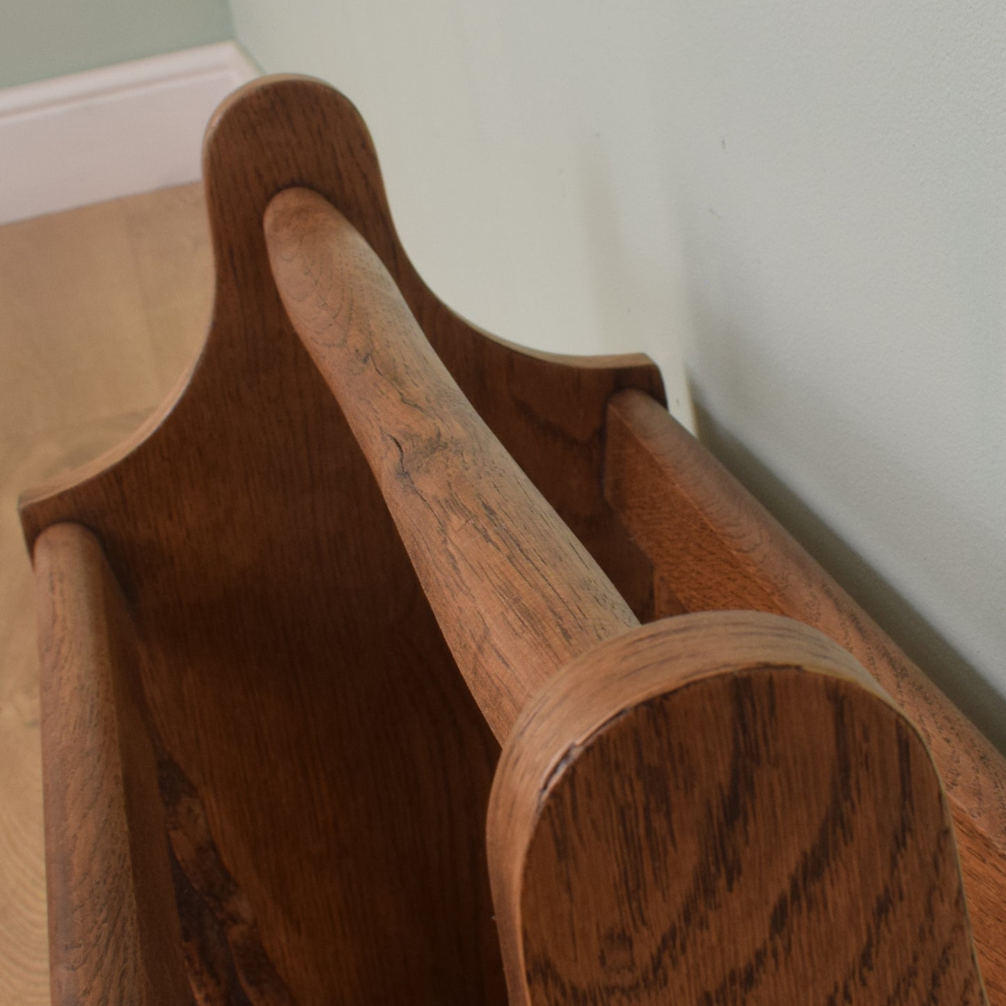 Oak Magazine Rack