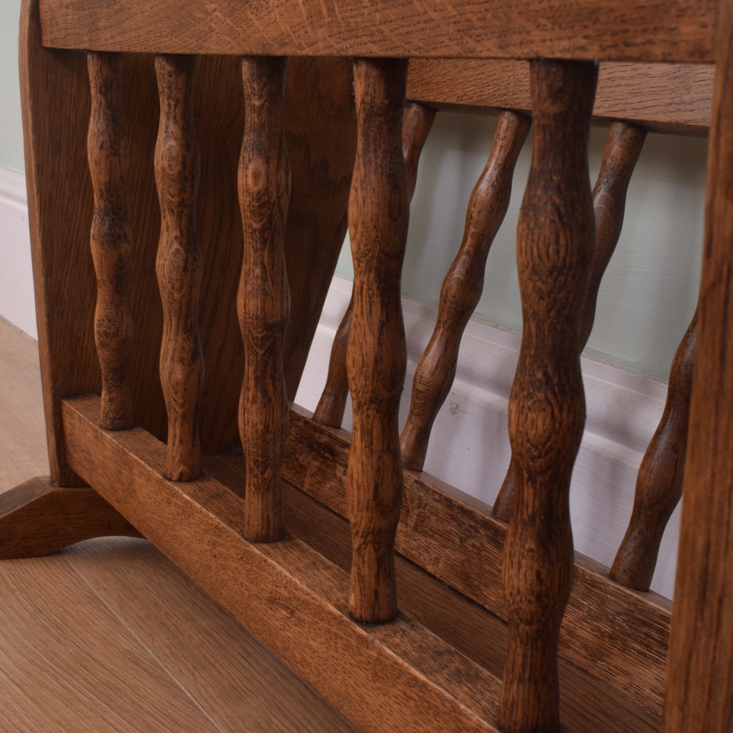 Oak Magazine Rack