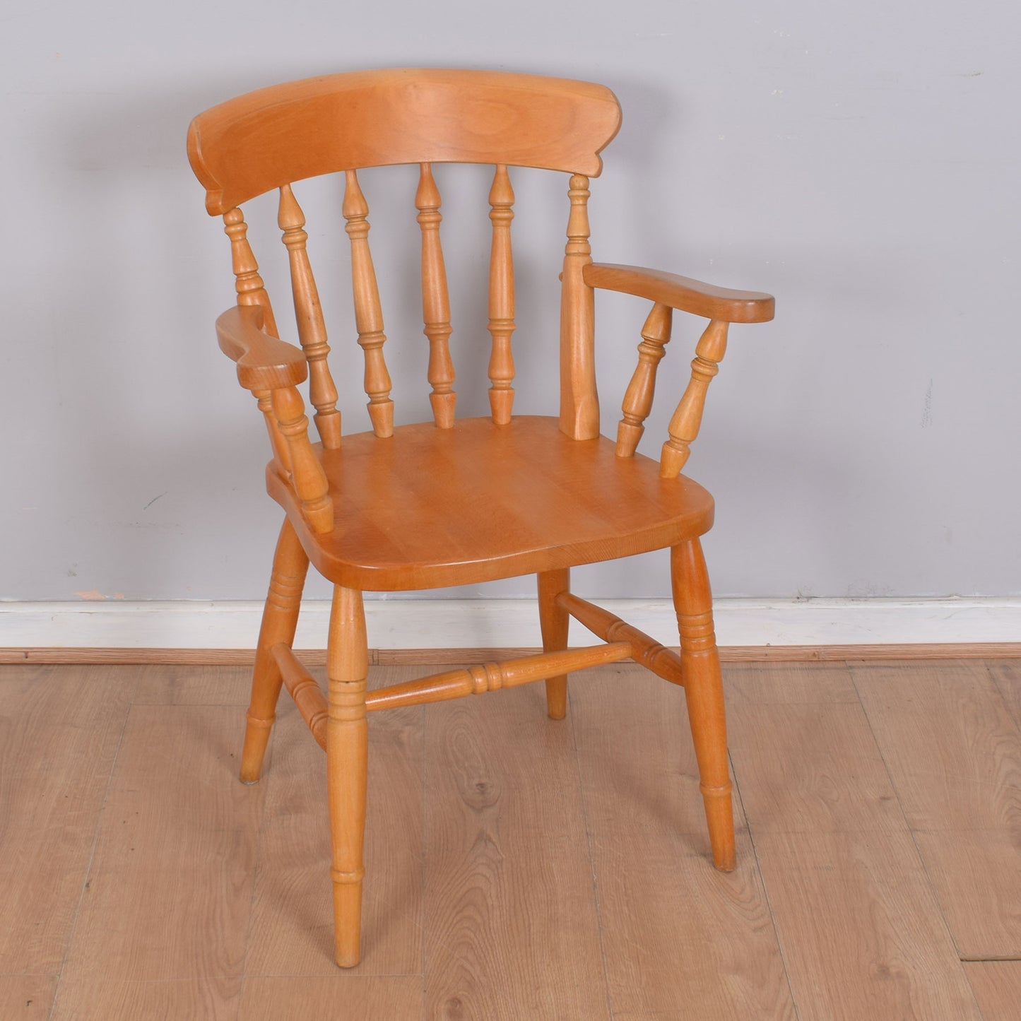 Restored Pine Desk and Chair