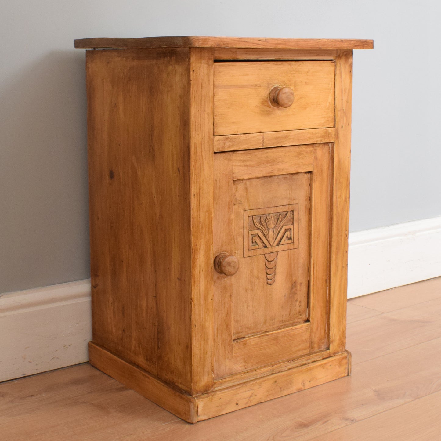 Rustic Pine Bedside