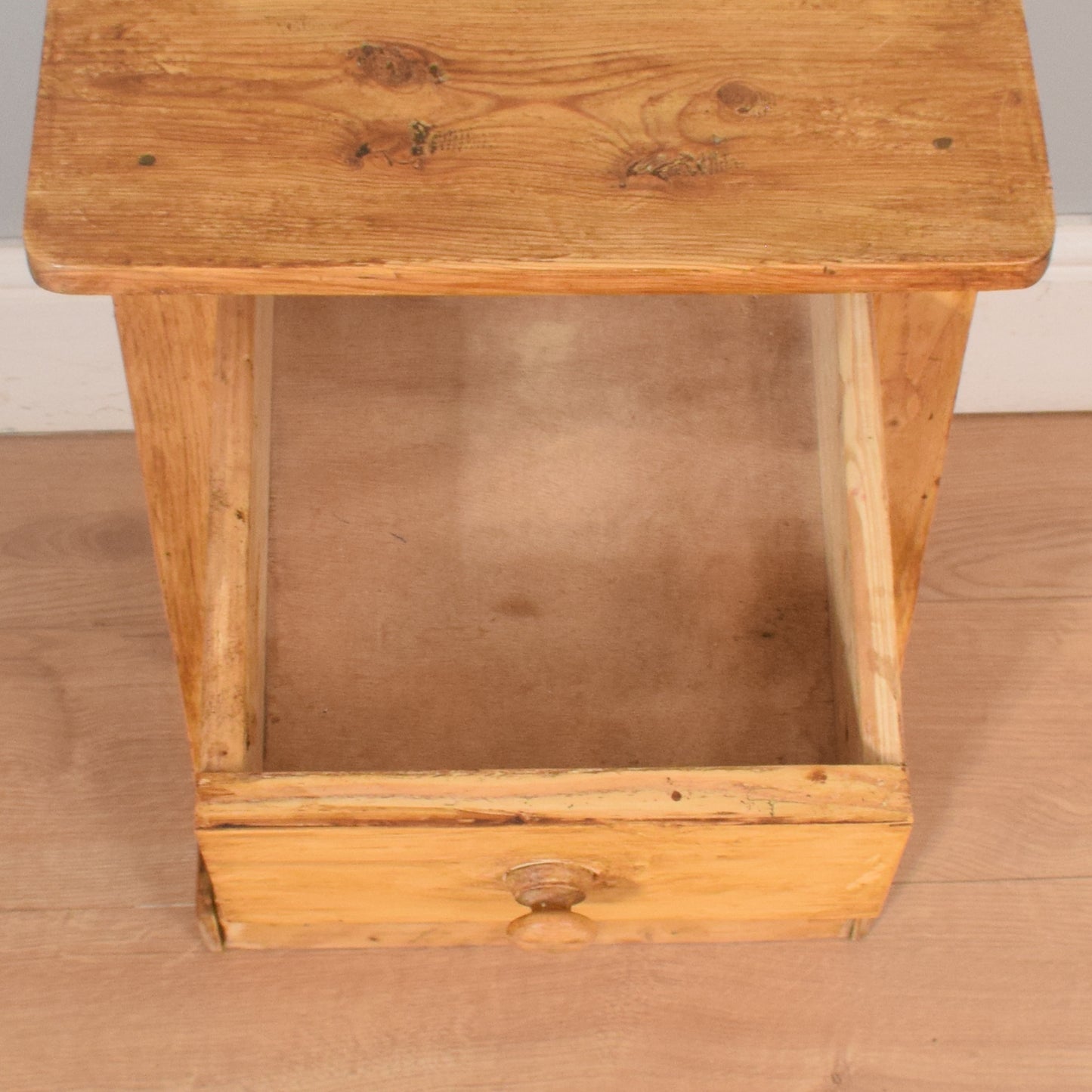 Rustic Pine Bedside