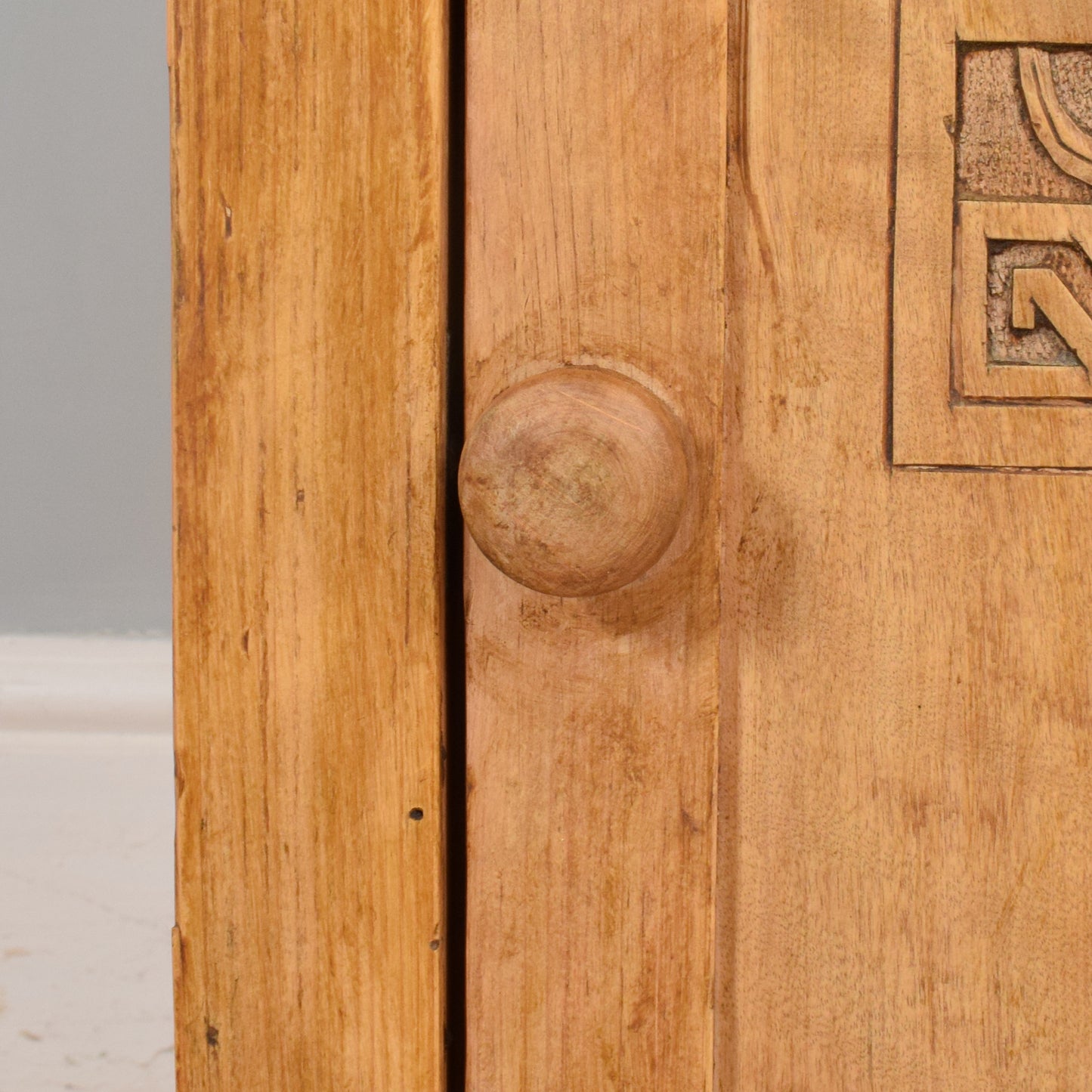 Rustic Pine Bedside