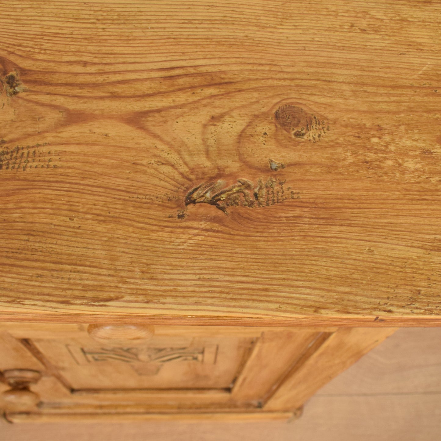 Rustic Pine Bedside