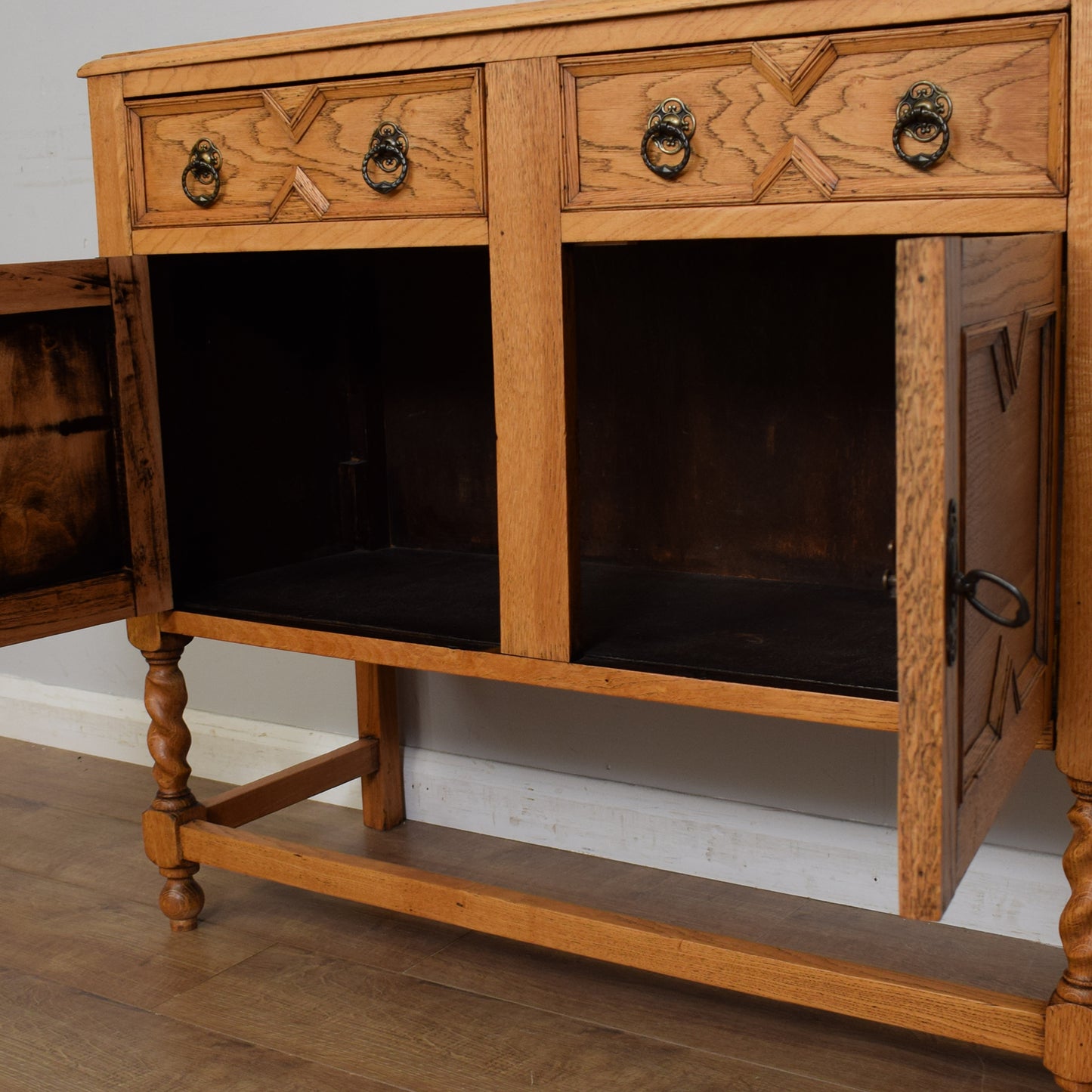 Vintage Oak Sideboard