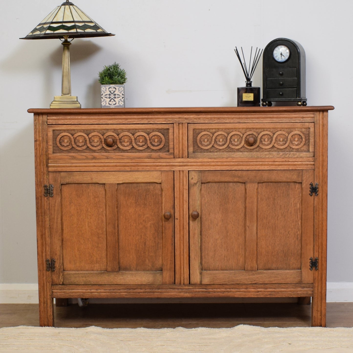 Restored Oak Sideboard
