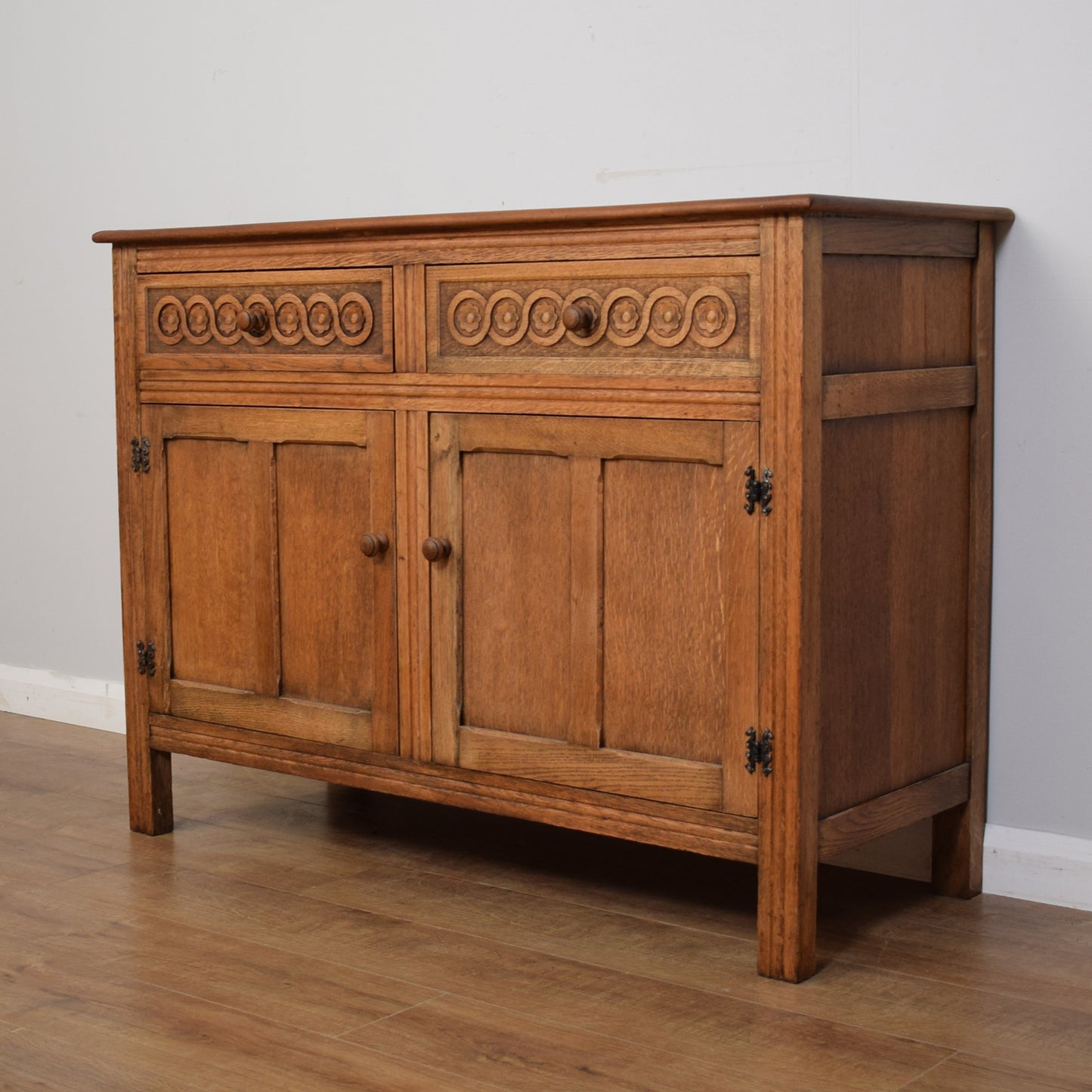 Restored Oak Sideboard