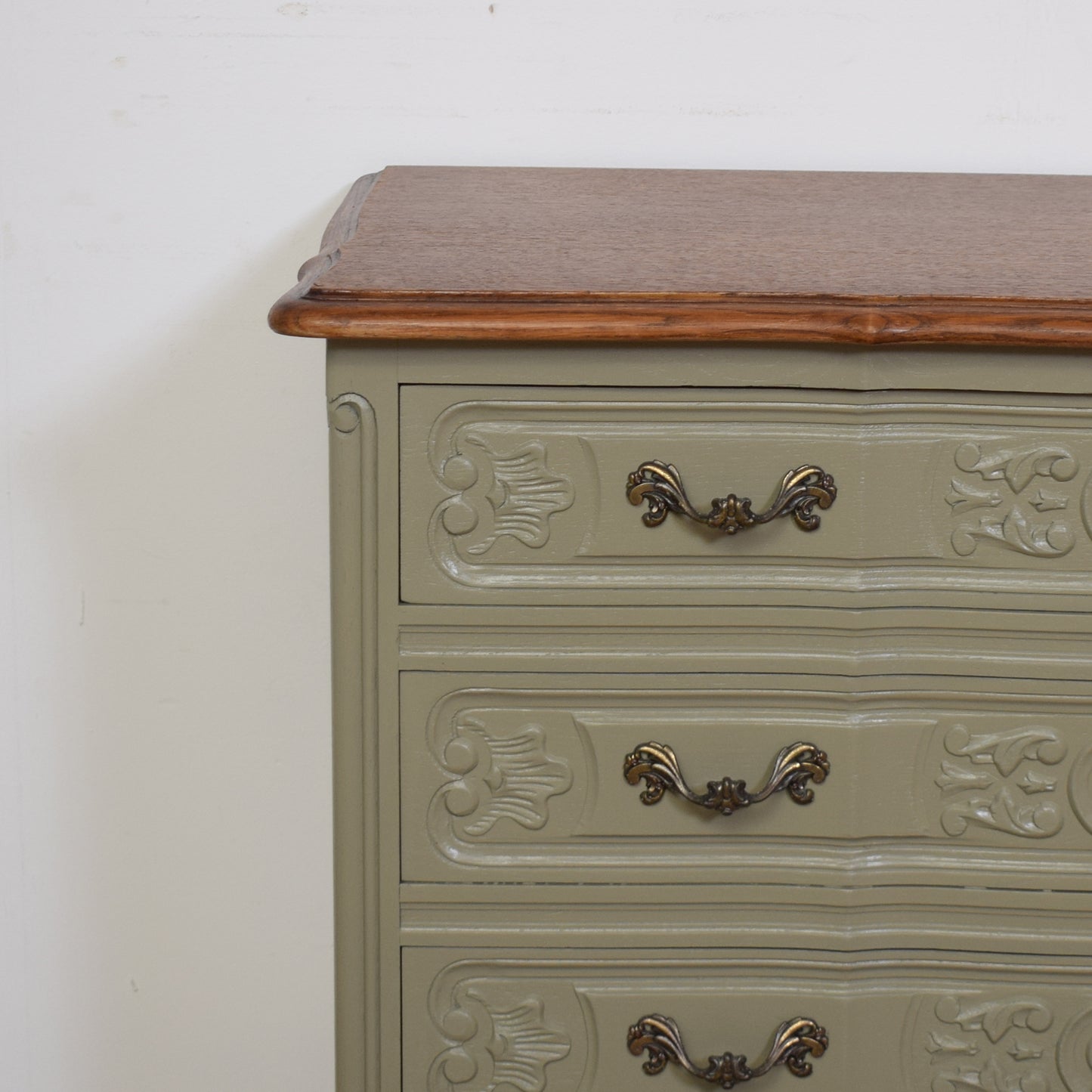 Painted French Chest Of Drawers