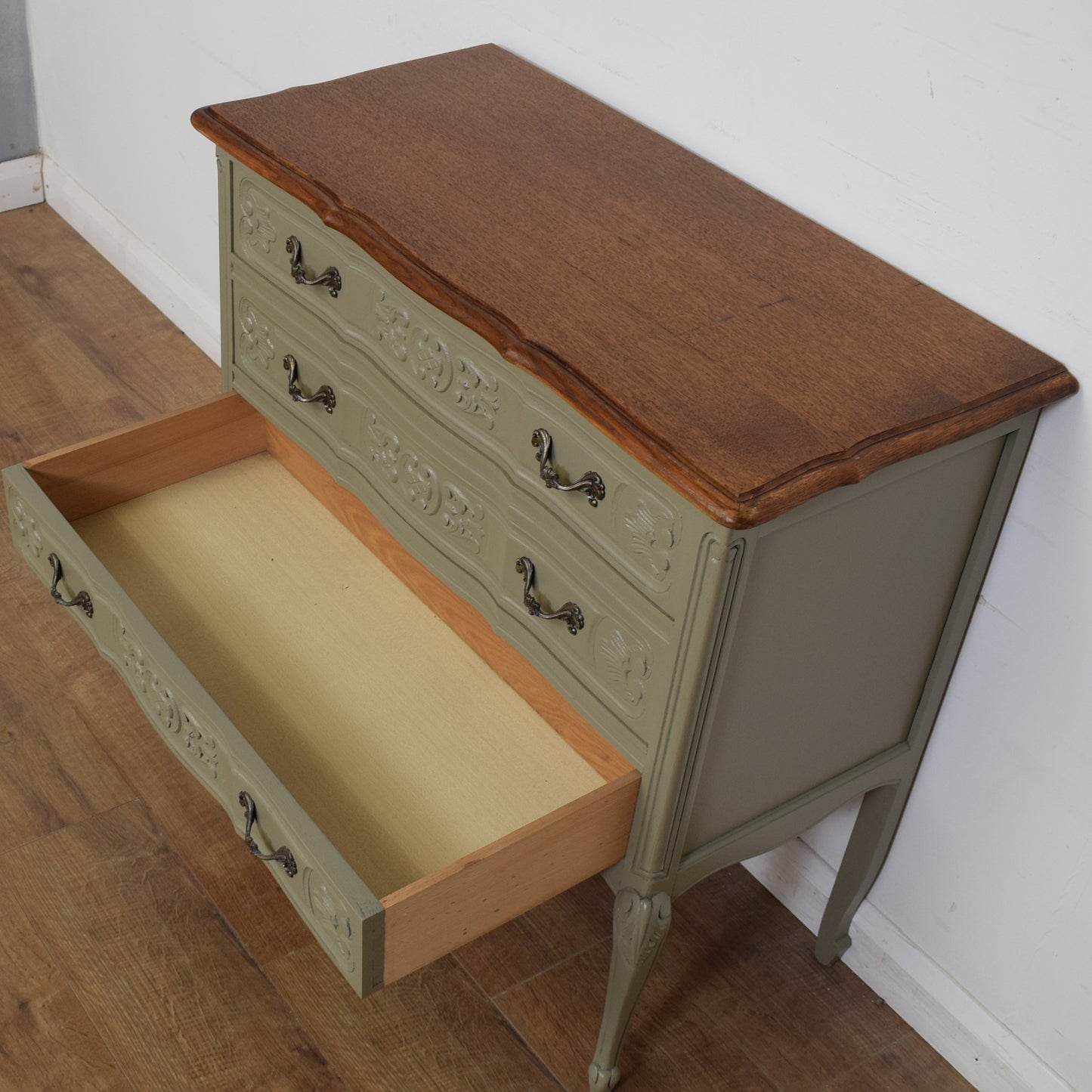 Painted French Chest Of Drawers