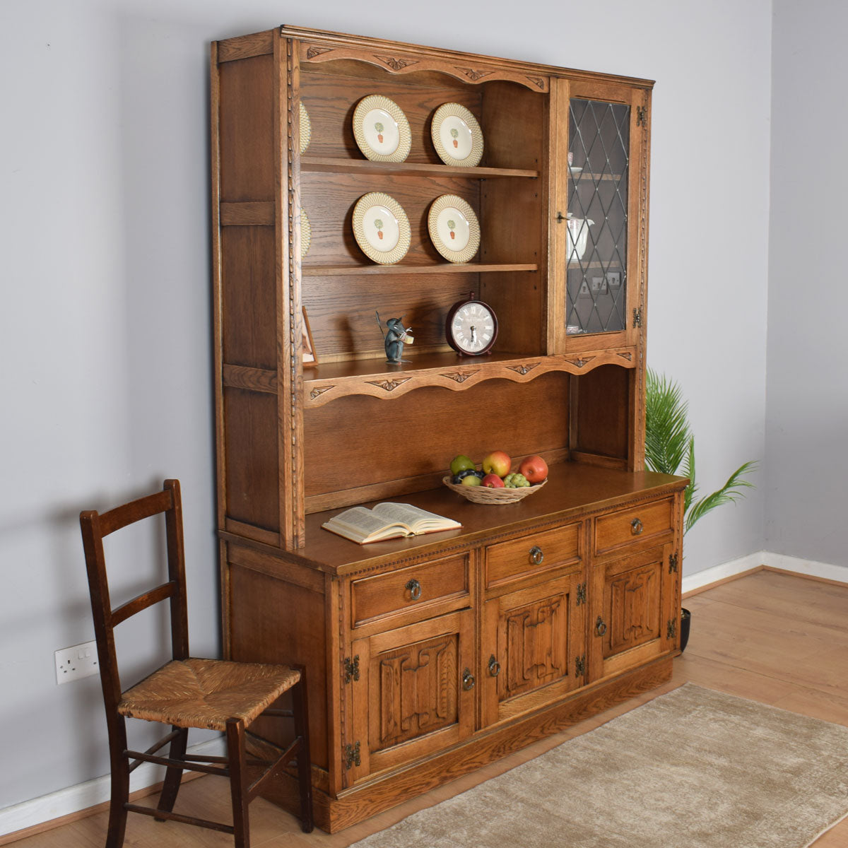 Carved Oak Dresser