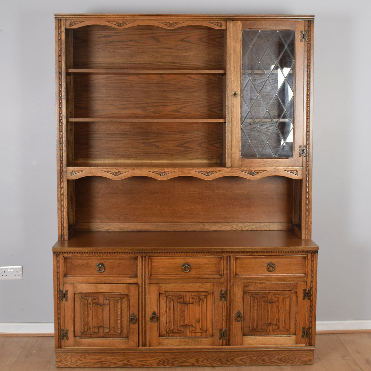 Carved Oak Dresser