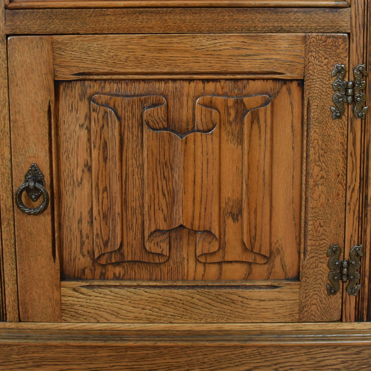 Carved Oak Dresser