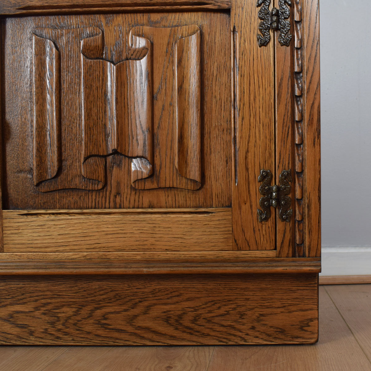 Carved Oak Dresser