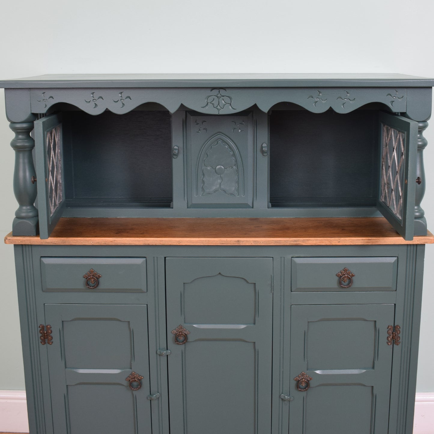 Painted Court Cabinet