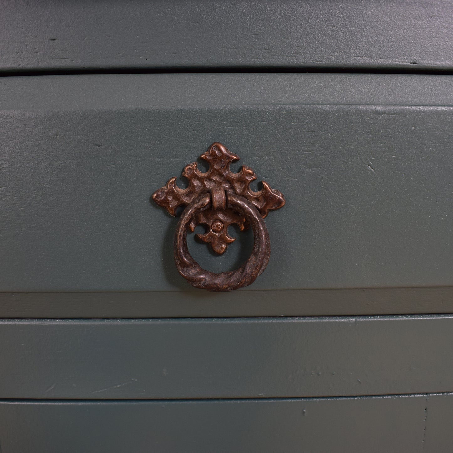 Painted Court Cabinet